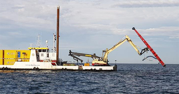 Offshore UXO removal operations